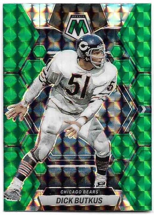 Green Mosiac Prizm DICK BUTKUS 2023 Panini Mosaic Football