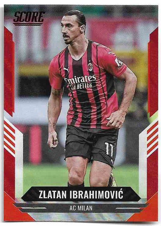 Red ZLATAN IBRAHIMOVIC 21-22 Panini Score Fifa Soccer