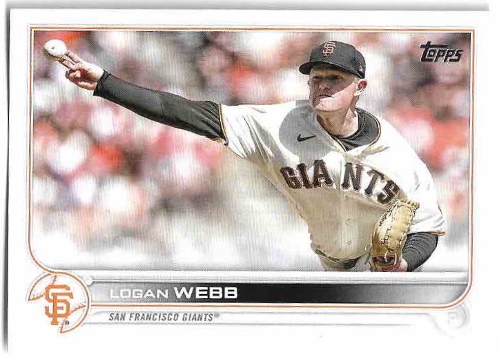 LOGAN WEBB 2022 Topps Update Series Baseball