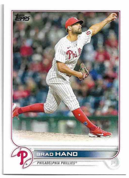 BRAD HAND 2022 Topps Update Series Baseball