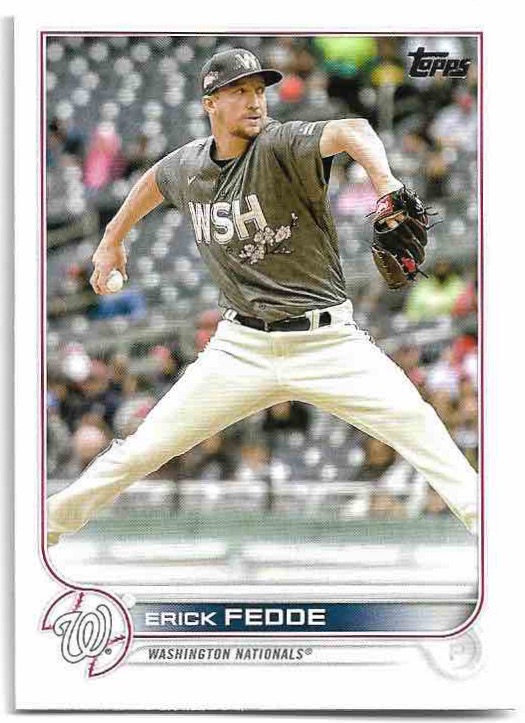 ERICK FEDDE 2022 Topps Update Series Baseball