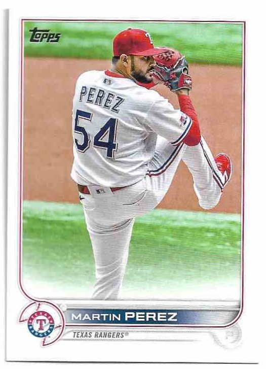 MARTIN PEREZ 2022 Topps Update Series Baseball