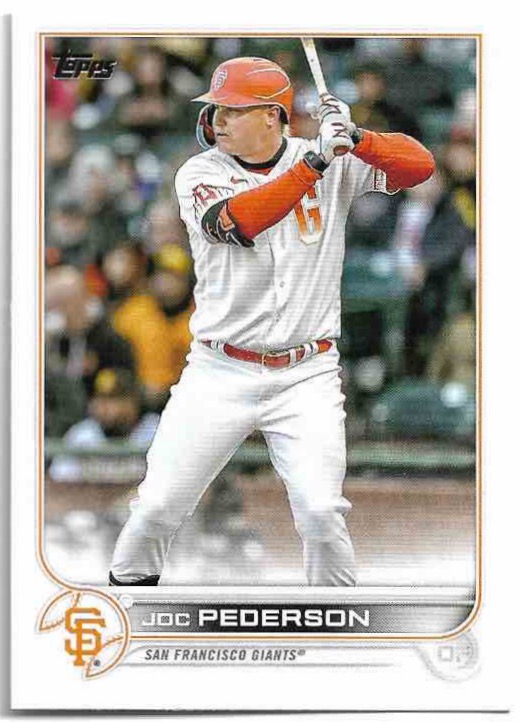 JOC PEDERSON 2022 Topps Update Series Baseball