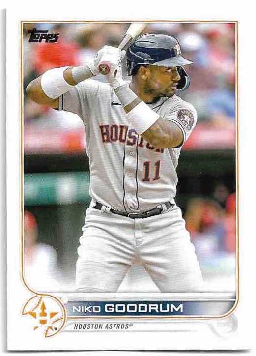 NIKO GOODRUM 2022 Topps Update Series Baseball