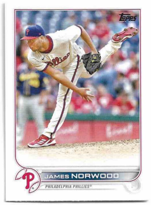 JAMES NORWOOD 2022 Topps Update Series Baseball