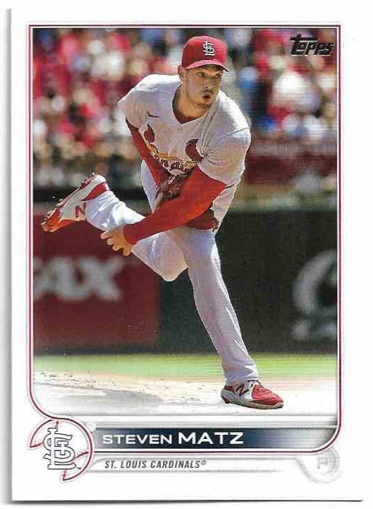 STEVEN MATZ 2022 Topps Update Series Baseball