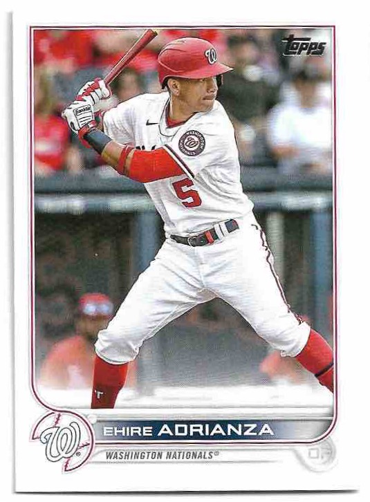 EHIRE ADRIANZA 2022 Topps Update Series Baseball