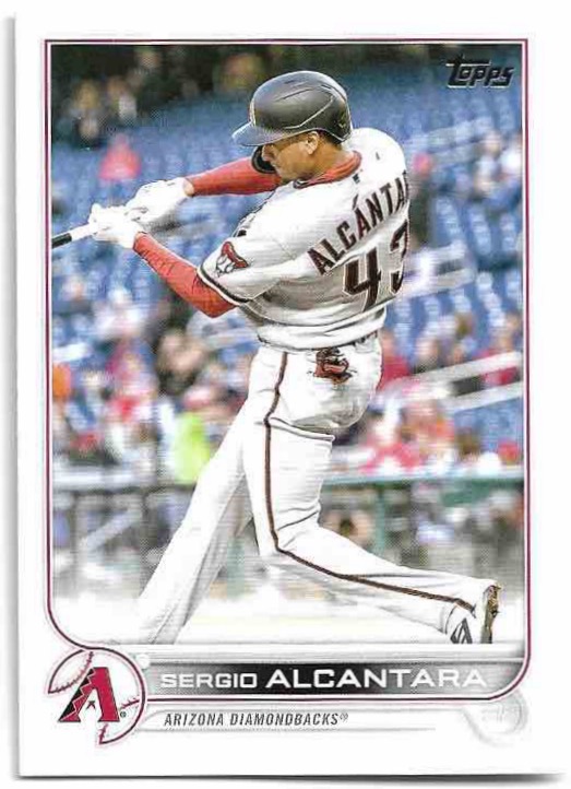 SERGIO ALCANTARA 2022 Topps Update Series Baseball