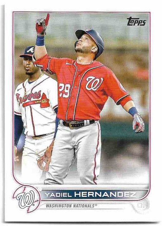 YADIEL HERNANDEZ 2022 Topps Update Series Baseball