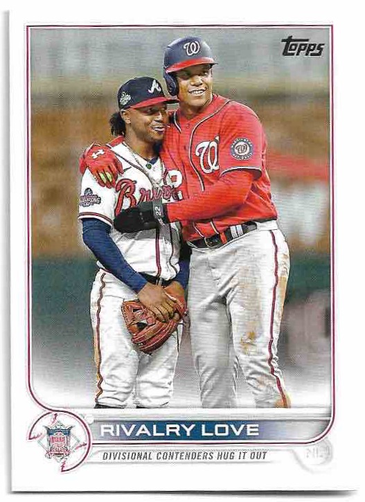 Rivalry Love JUAN SOTO/OZZIE ALBIES 2022 Topps Update Series Baseball