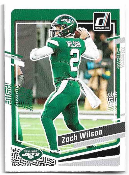 ZACH WILSON 2023 Panini Donruss Football