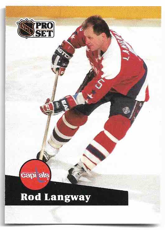 ROD LANGWAY 91-92 Pro Set