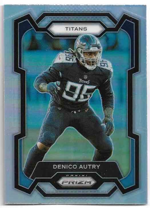 Silver Prizm DENICO AUTRY 2023 Panini Prizm Football