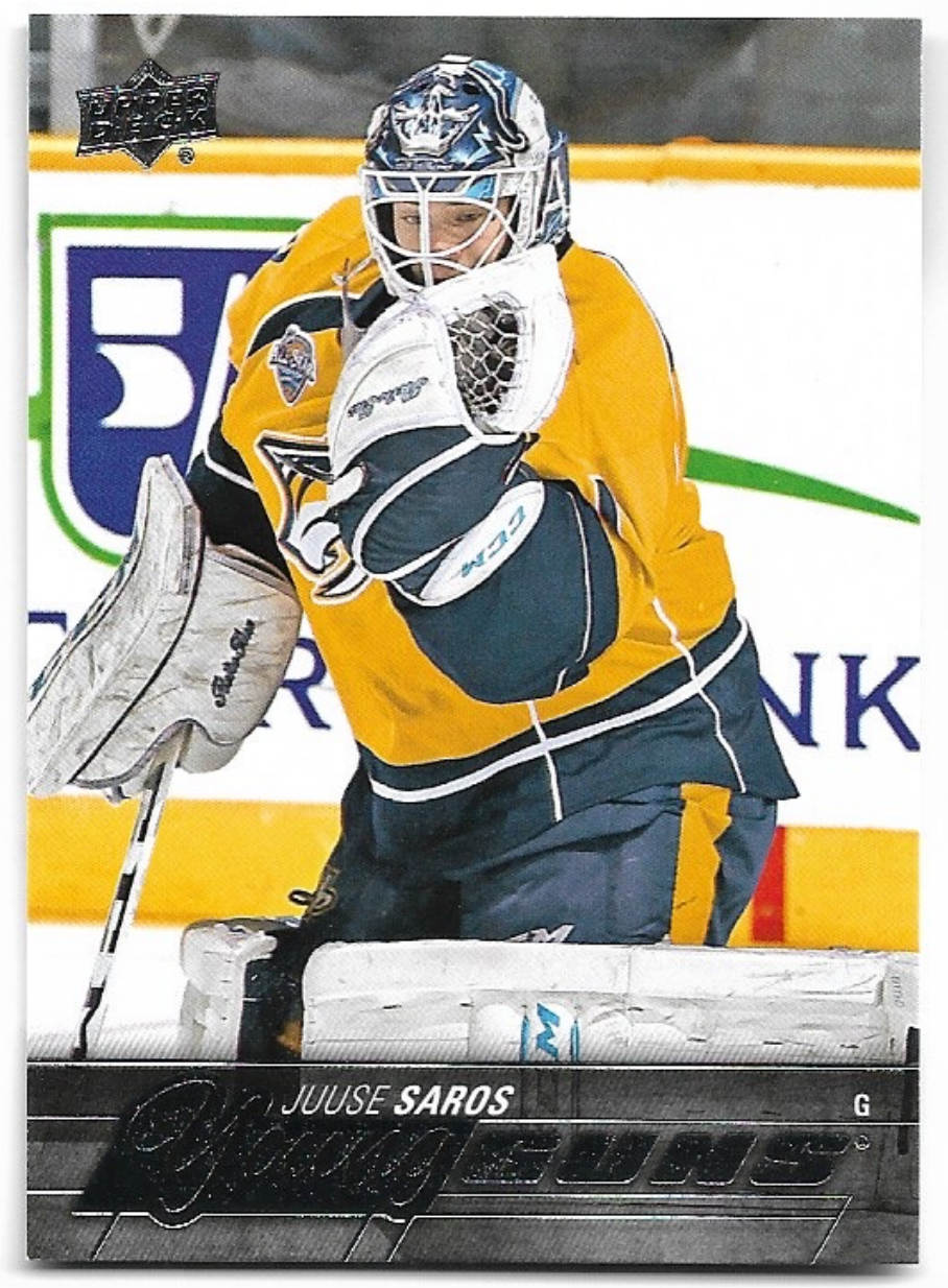 Rookie Young Guns JUUSE SAROS 15-16 UD Series 2