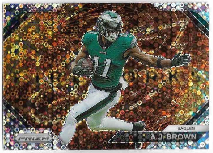 No Huddle Fireworks A.J. BROWN 2023 Panini Prizm Football