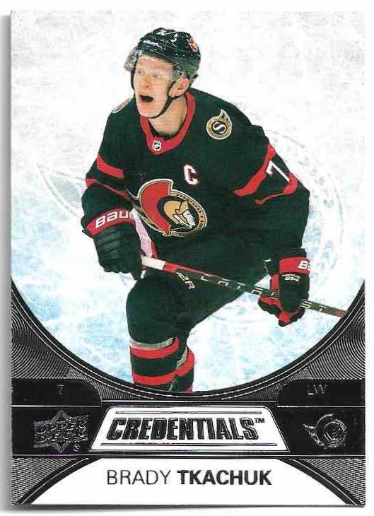 BRADY TKACHUK 21-22 UD Credentials