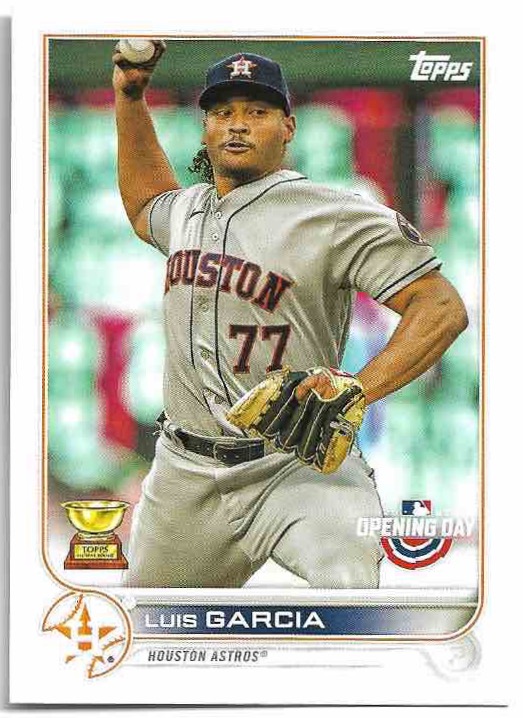 LUIS GARCIA 2022 Topps Opening Day Baseball