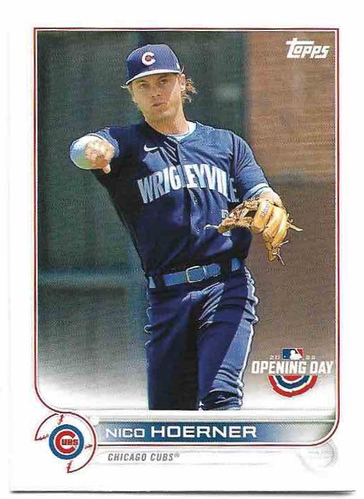 NICO HOERNER 2022 Topps Opening Day Baseball