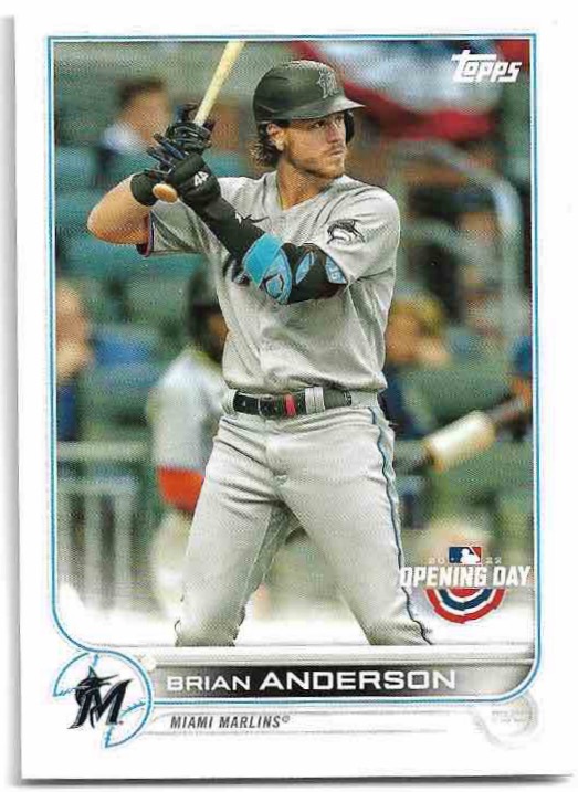 BRIAN ANDERSON 2022 Topps Opening Day Baseball