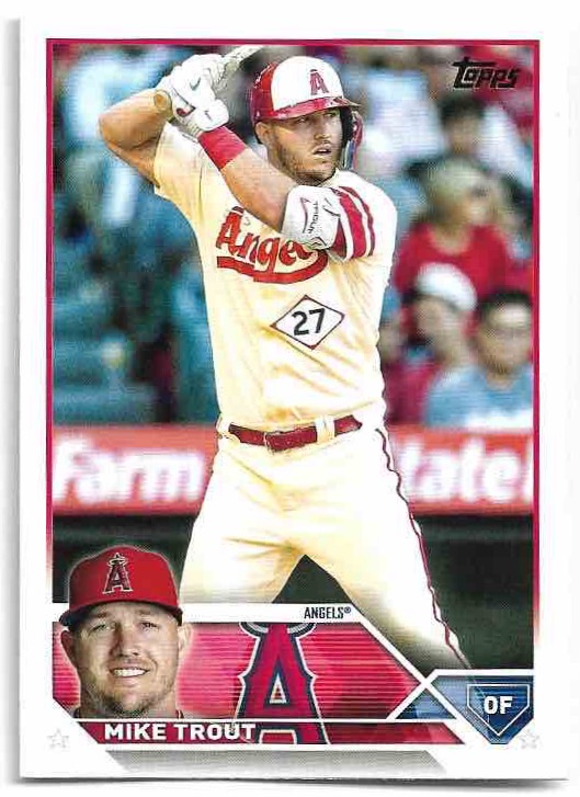 MIKE TROUT 2023 Topps Series 1 Baseball