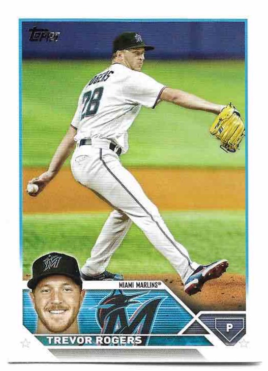 TREVOR ROGERS 2023 Topps Series 1 Baseball