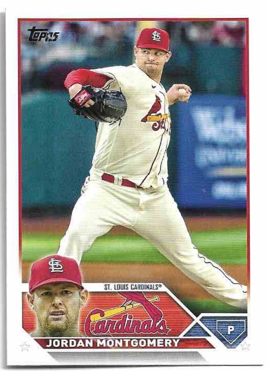 JORDAN MONTGOMERY 2023 Topps Series 1 Baseball