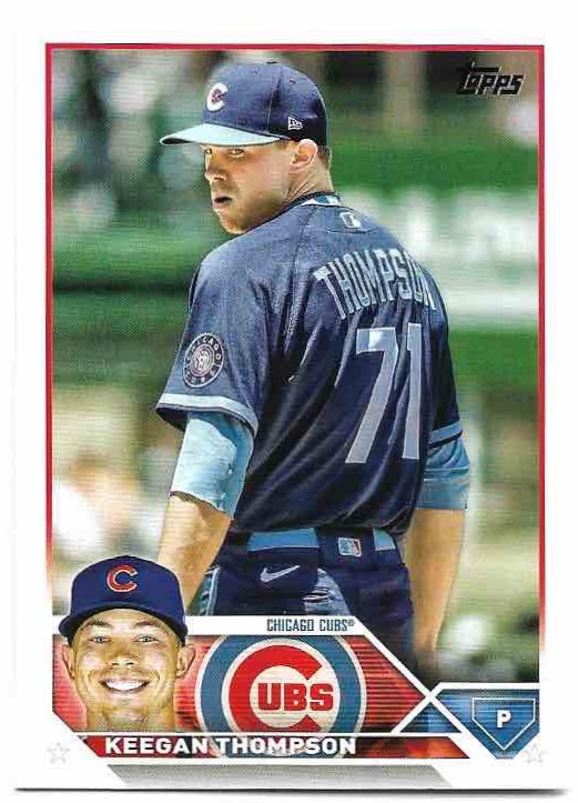 KEEGAN THOMPSON 2023 Topps Series 1 Baseball