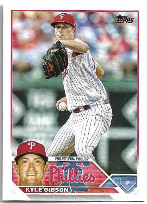 KYLE GIBSON 2023 Topps Series 1 Baseball