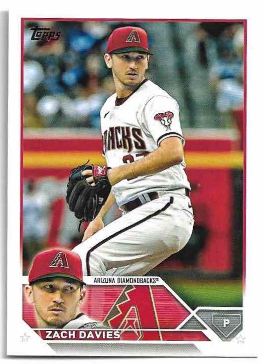 ZACH DAVIES 2023 Topps Series 1 Baseball