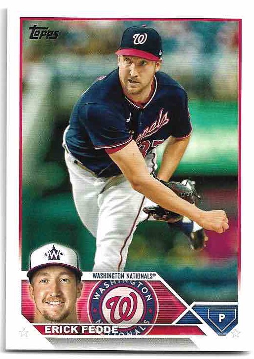 ERICK FEDDE 2023 Topps Series 1 Baseball