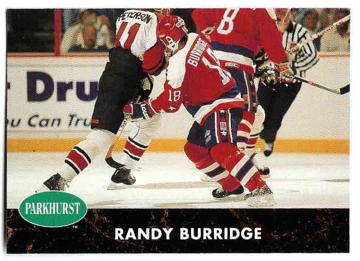 RANDY BURRIDGE 91-92 Parkhurst