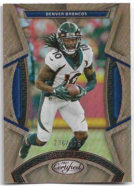 Bronze Mirror JERRY JEUDY 2023 Panini Certified Football /275