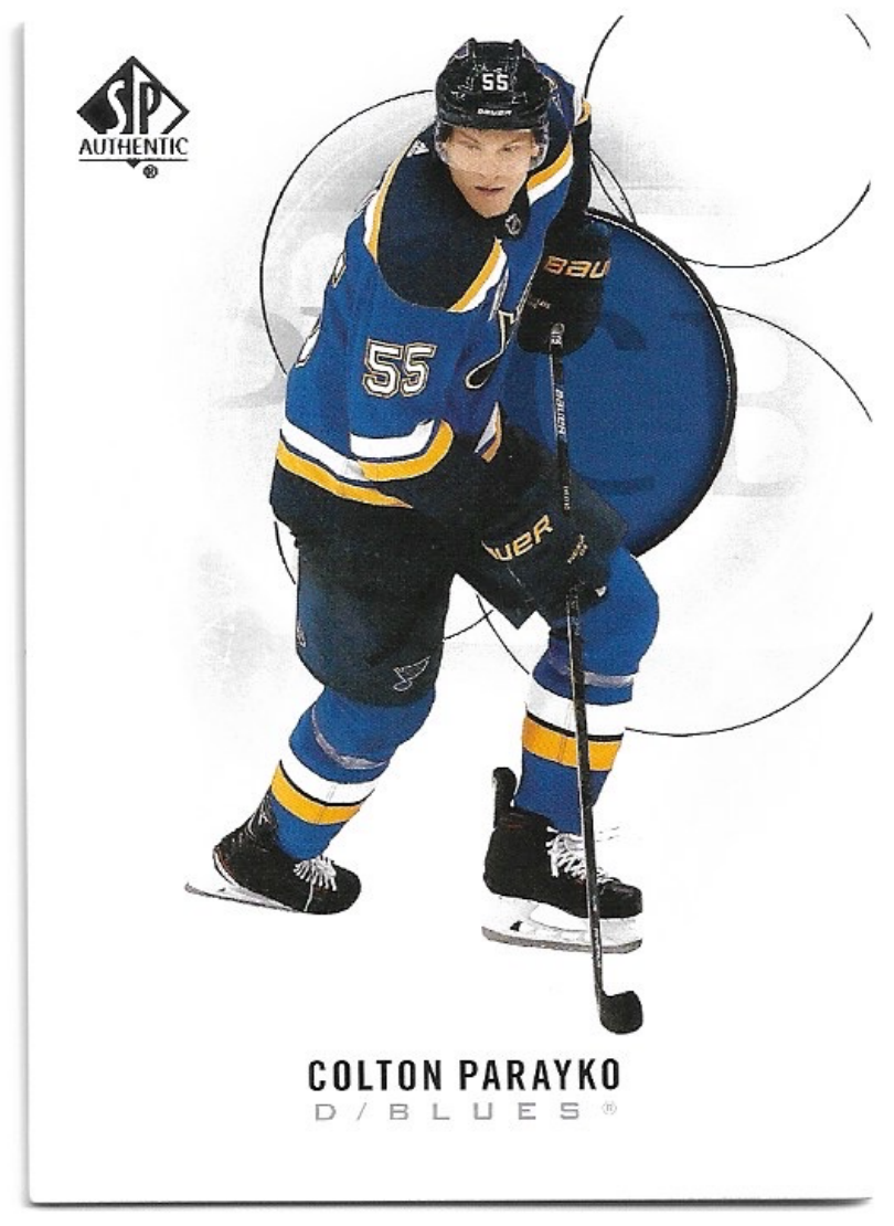 COLTON PARAYKO 20-21 UD SP Authentic