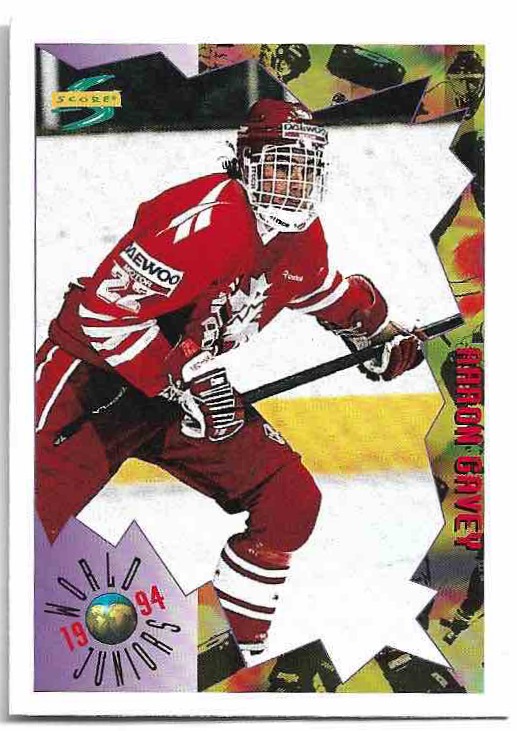 1994 World Juniors AARON GAVEY 94-95 Score