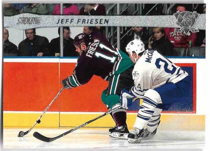 JEFF FRIESEN 01-02 Topps Stadium Club