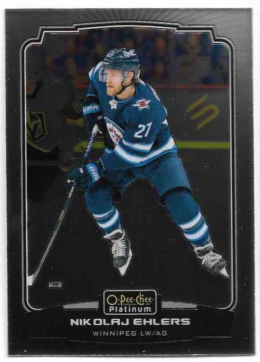 NIKOLAJ EHLERS 22-23 UD O-Pee-Chee OPC Platinum