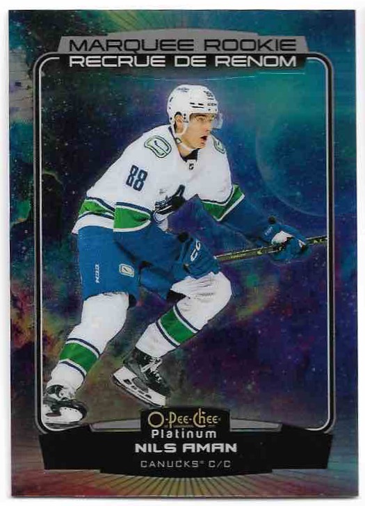 Cosmic Marquee Rookie NILS AMAN 22-23 UD O-Pee-Chee OPC Platinum /65