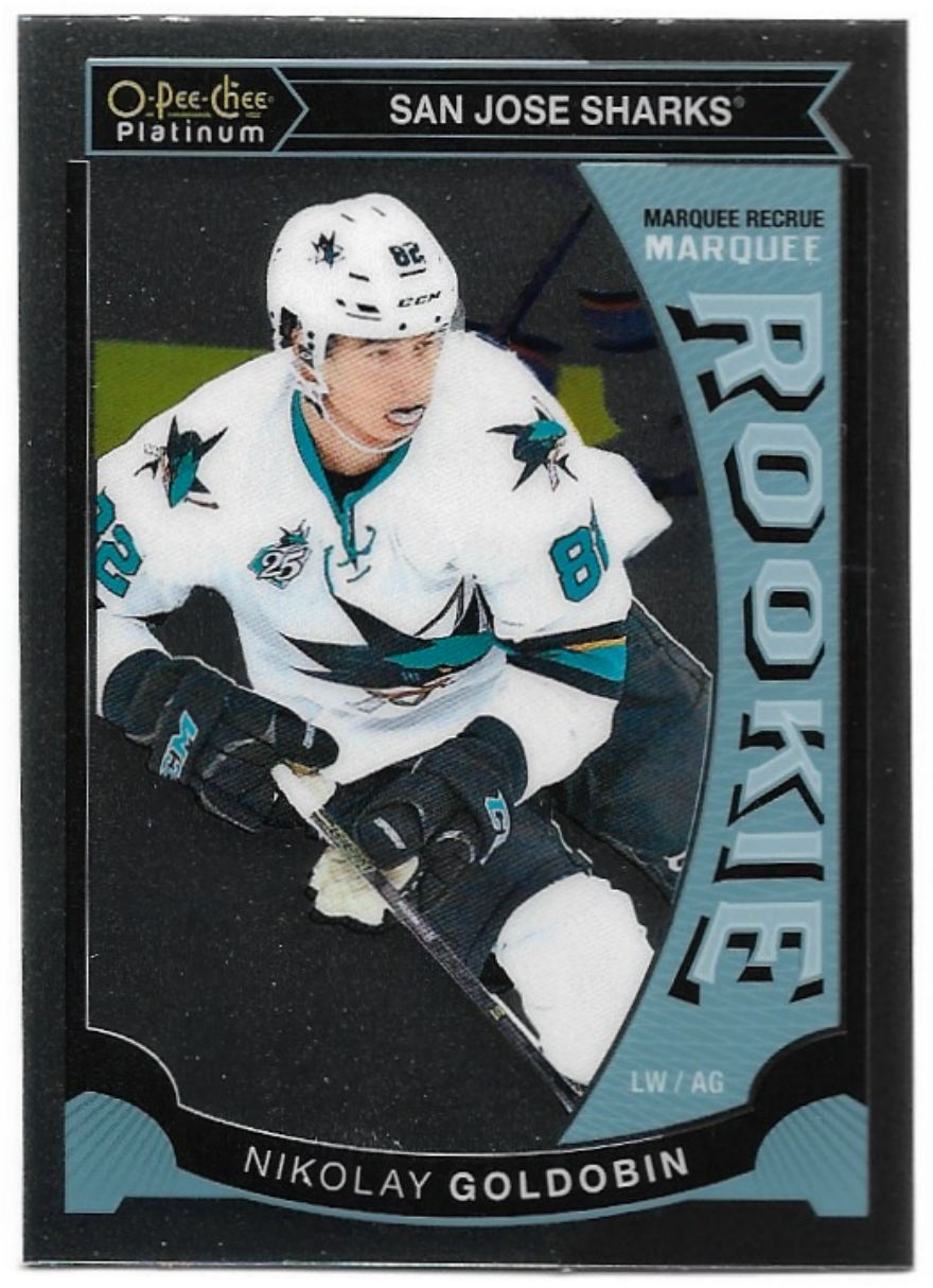 Marquee Rookie NIKOLAY GOLDOBIN 15-16 UD O-Pee-Chee OPC Platinum