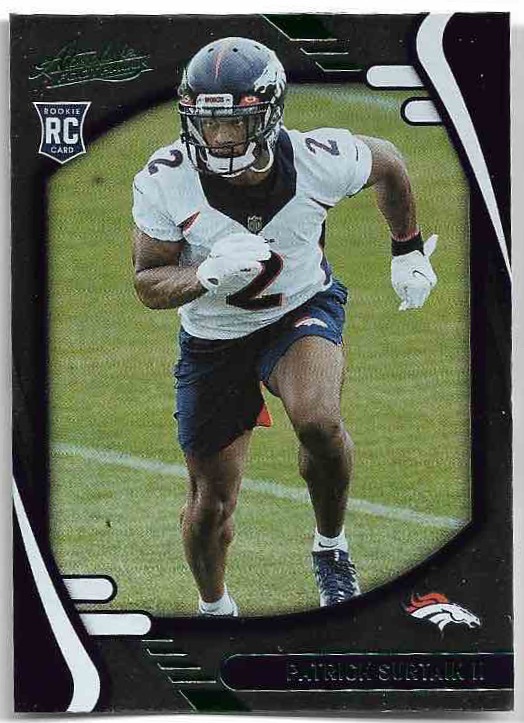 Rookie Green PATRICK SURTAIN II 2021 Panini Absolute Football