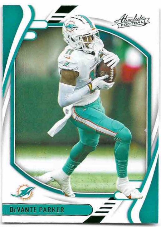 Green DEVANTE PARKER 2021 Panini Absolute Football