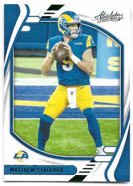 Green MATTHEW STAFFORD 2021 Panini Absolute Football