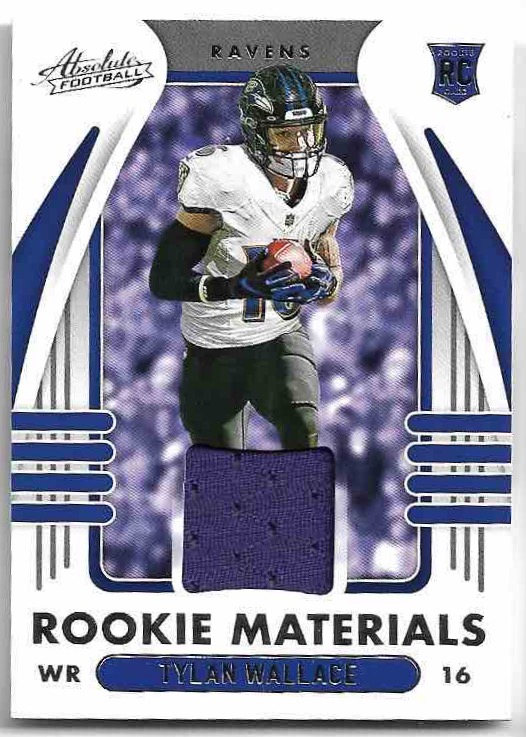 Rookie Materials TYLAN WALLACE 2021 Panini Absolute Football