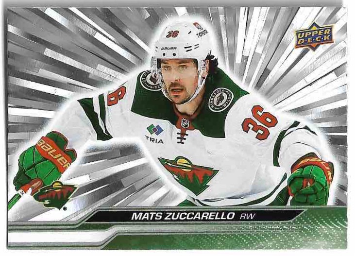 Outburst Silver MATS ZUCCARELLO 23-24 UD Series 2