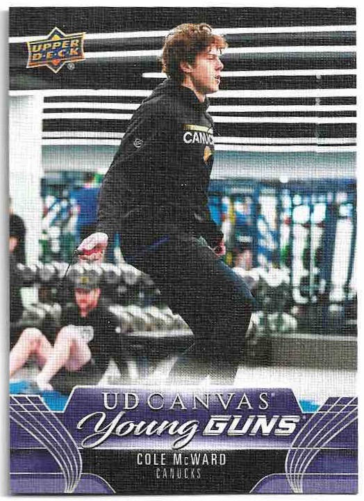 Rookie Canvas Young Guns COLE MCWARD 23-24 UD Series 2
