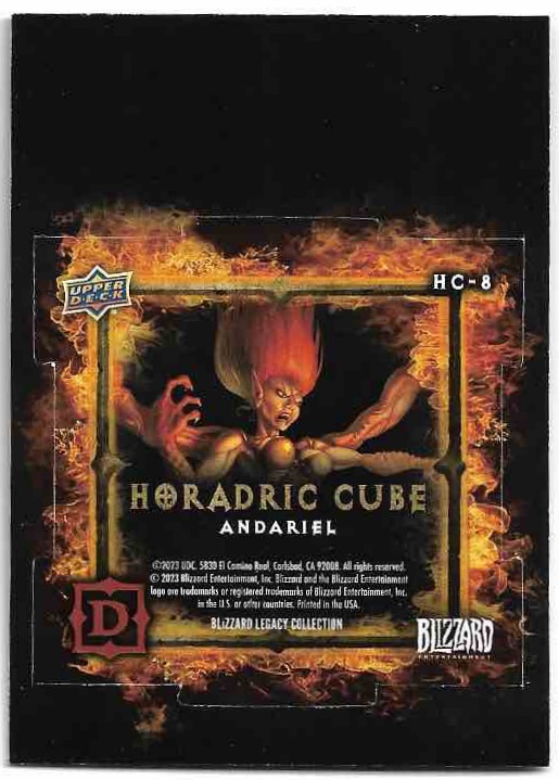 Horadric Cube - ANDARIEL - Diablo - UD Blizzard Legacy Collection