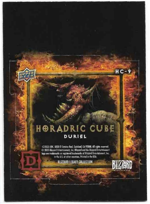 Horadric Cube - DURIEL - Diablo - UD Blizzard Legacy Collection