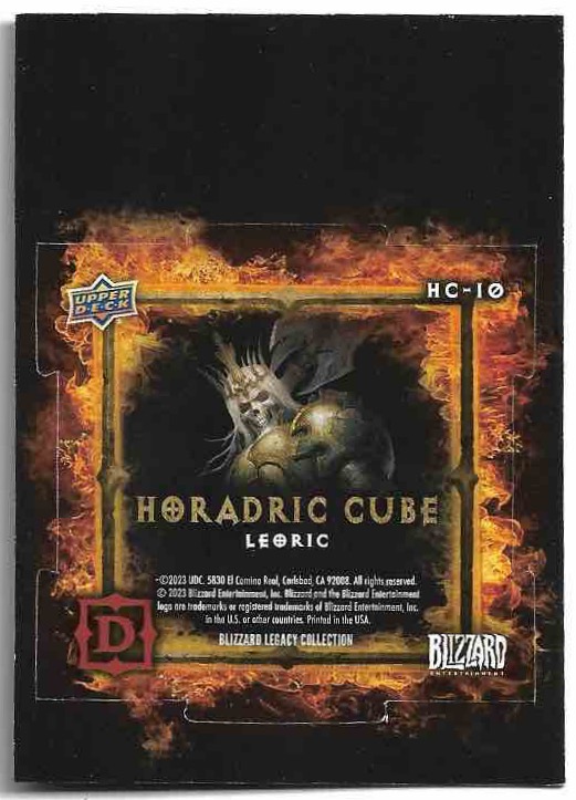 Horadric Cube - LEORIC - Diablo - UD Blizzard Legacy Collection