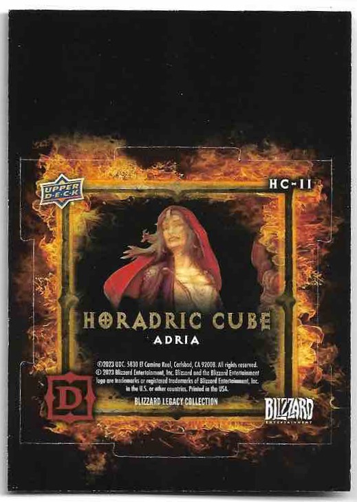 Horadric Cube - ADRIA - Diablo - UD Blizzard Legacy Collection