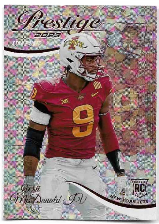 Rookie Xtra Points Hyper WILL MCDONALD IV 2023 Panini Prestige Football