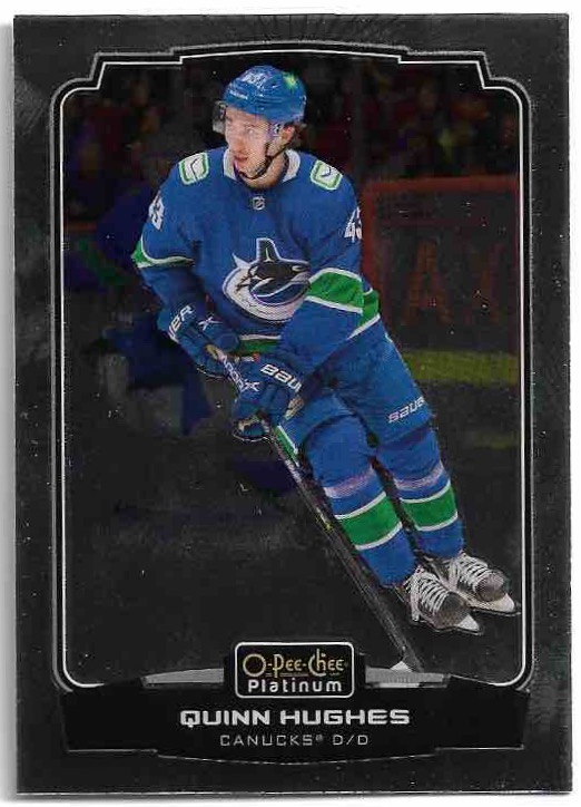 QUINN HUGHES 22-23 UD O-Pee-Chee OPC Platinum